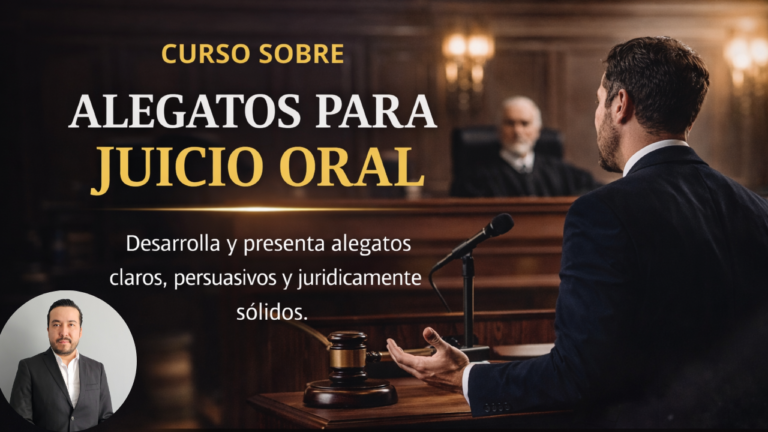 Creación y Preparación de Alegatos en Juicio Oral Civil y Familiar.