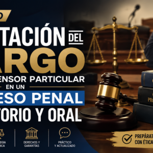 Aceptación del cargo como defensor particular en el sistema acusatorio penal Ministerio público, Juez de control y audiencia
