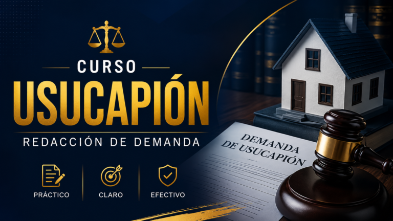 Redacción de la demanda de usucapión