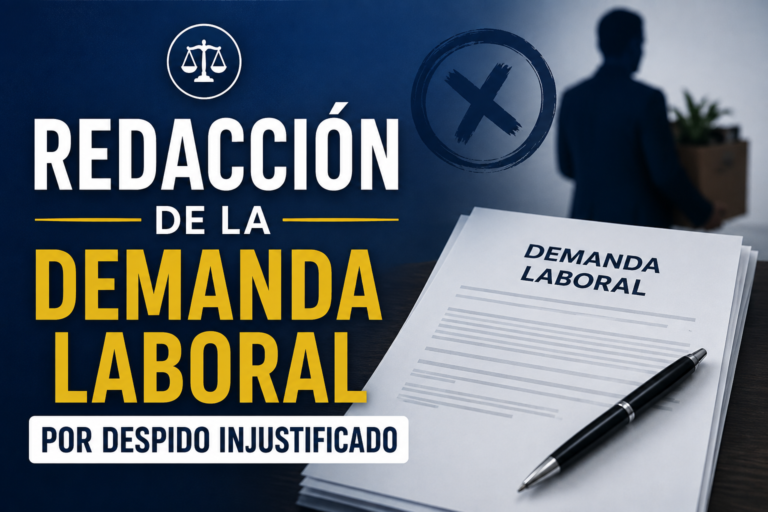 Redacción de la Demanda Laboral por Despido Injustificado.