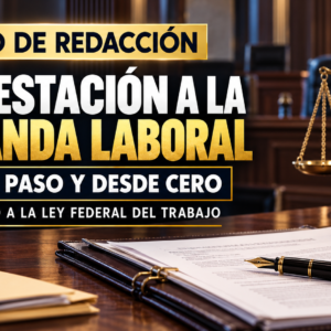 Redacción de la Contestación a la Demanda Laboral paso a paso y desde cero.