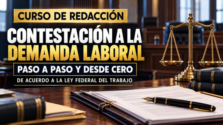 Redacción de la Contestación a la Demanda Laboral paso a paso y desde cero.