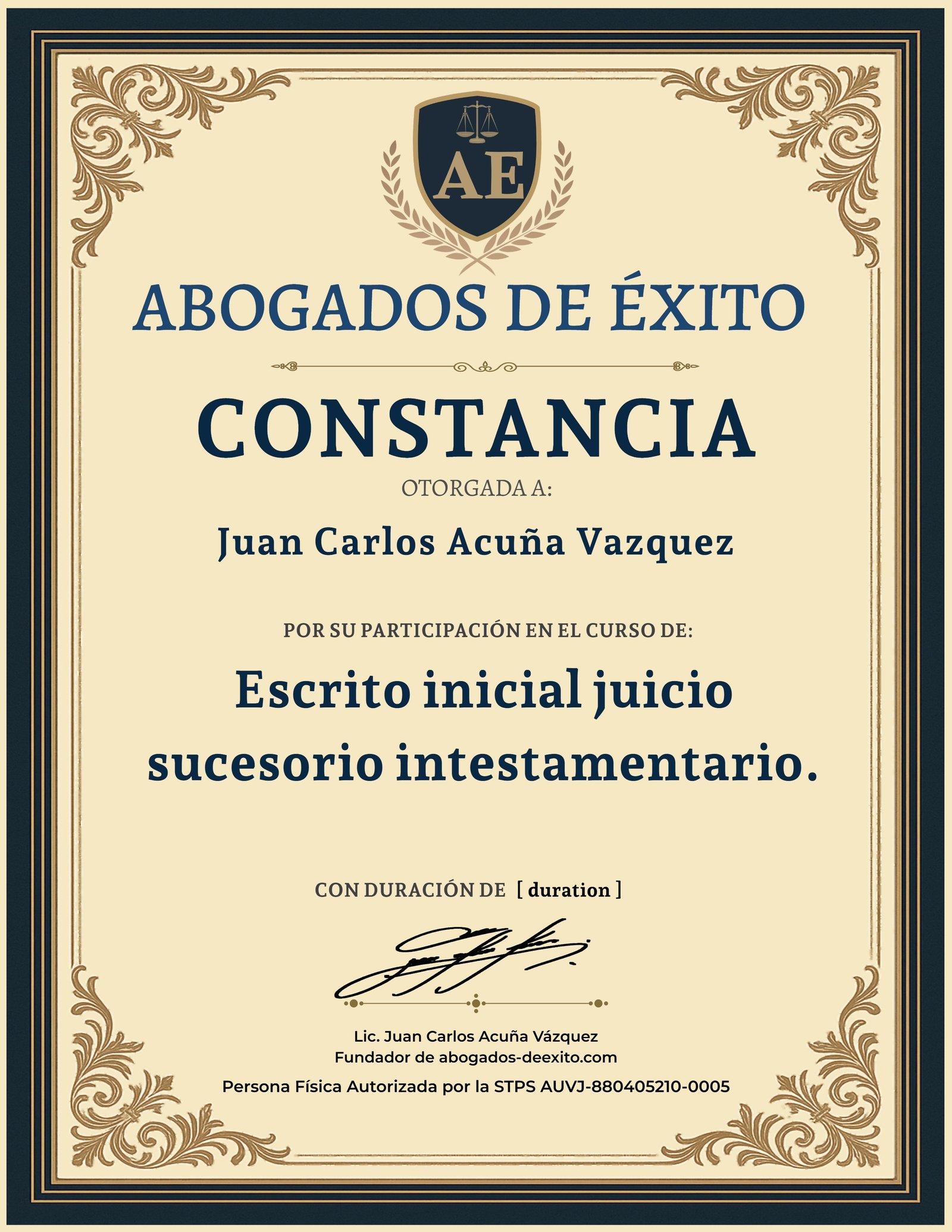 Escrito inicial juicio sucesorio intestamentario.